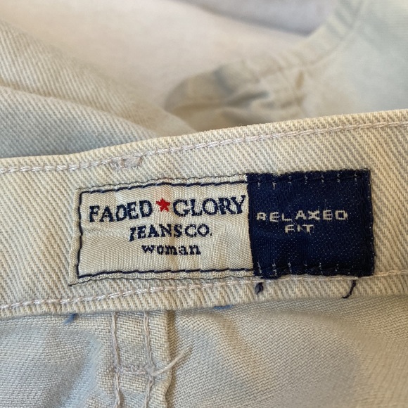 Faded Glory Light Beige Plus Size Denim Jeans - Picture 11 of 13